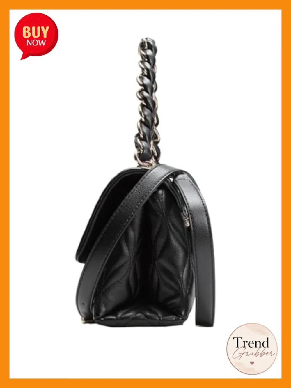Women's Sling Flap Crossbody Bag with Card Slots and Adjustable Strap